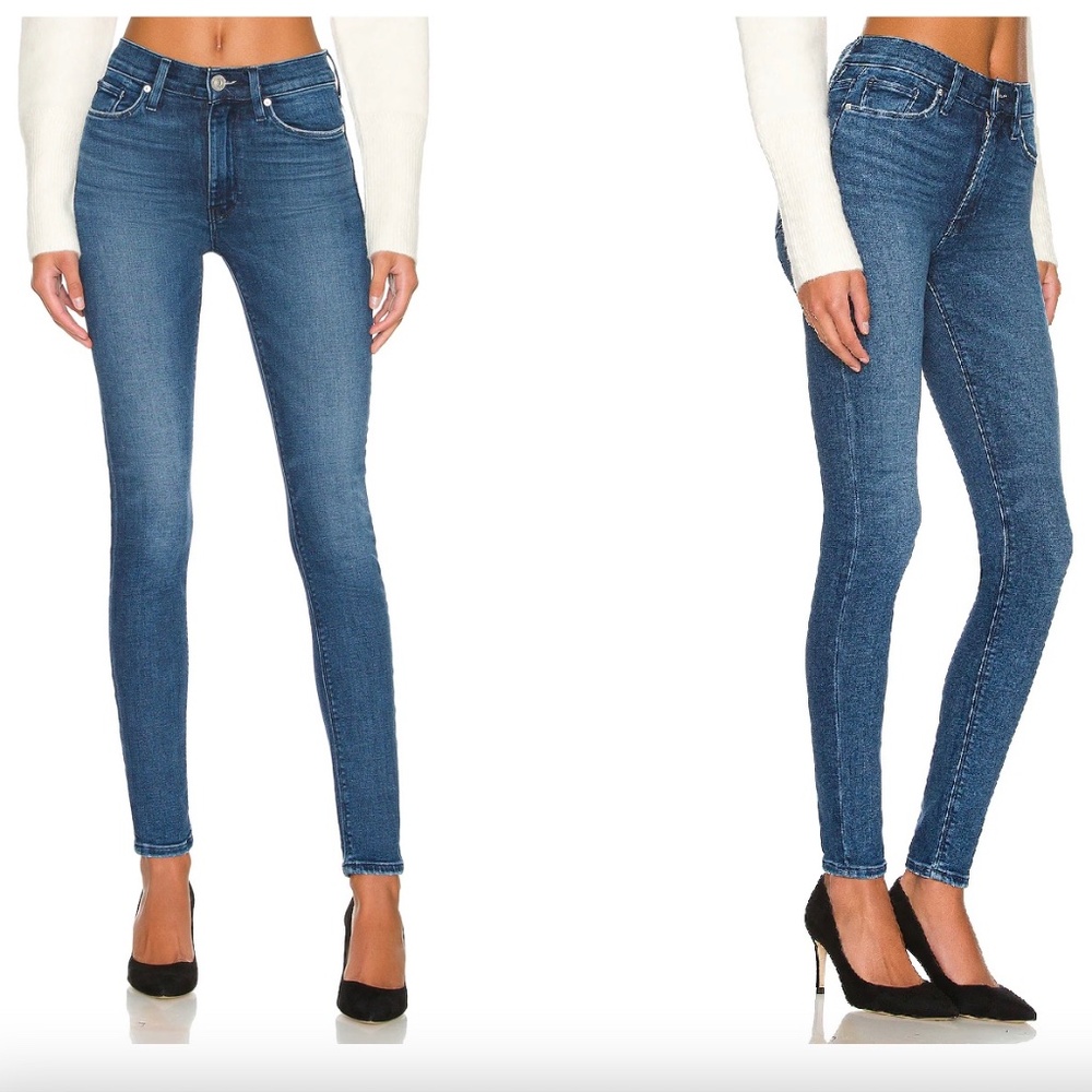 Hudson Jeans Barbara High Waist Super Skinny Size 25 Color Head Over Heels